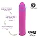 Mini Bullet Vibrator for Women, 7 Speed Power Bullet Wand Massager for Sex Women Body Pleasure,Rechargeabe Waterproof Massage,Low Noise Vbration,Safty and Easy to Carry(Pink)