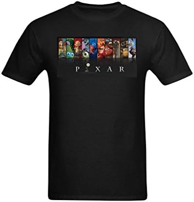 NeloimageMale Pixar Movie Poster Design Size Medium T Shirt