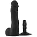 KINK By Doc Johnson The Perfect Cock - 7.5 Inch - Dual Density ULTRASKYN - Removable Vac-U-Lock Suction Cup Base - F-Machine and Harness Compatible - Dildo - Black