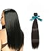 Queen Love Straight Bundles Human Hair 8A Brazilian Straight 1 Bundle 100% Human Hair Straight Bundle Natural Color 100g (20inch)