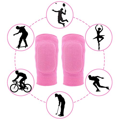 Rtudan Best Knee Pads for Dancers, NonSlip Knee Pads, Thicken Sponge Brace,Knee Guards for