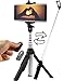 Bluetooth Selfie Stick Tripod - Compatible with All Smartphones - Wireless Remote Extendable Stand for iPhone X 6 7 8 / 6Plus, 7Plus 8Plus, Samsung Galaxy S6 S7 S8 S9 / Plus, Note 9, Huawei P20 Pro