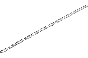 uxcell 7mm Twist Drill Bits, High-Speed Steel Straight Shank Extra Long Drill Bit 250mm Length for Wood Plastic Aluminum