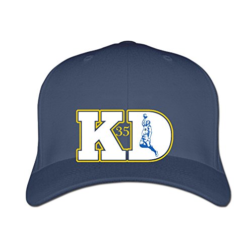 AOLM Cute Unisex-Adult Basketball Player No.35 KD Hip Hop Hats Caps Navy