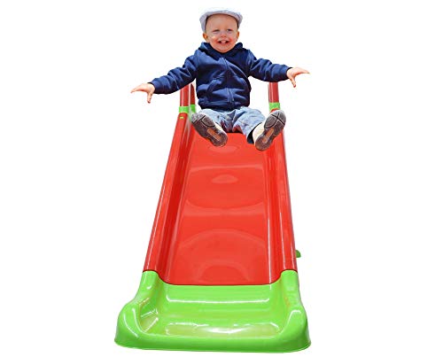 BUSDUGA Rutsche Rot - kompakte Kinderrutsche ab 18 Monate - robuster Kunststoff – Bild 7