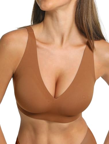 COMFELIE Women No Underwire Bra Comfort Brassiere M