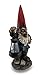 Walking Fred Zombie Gnome Solar Lantern Statue 17 in.