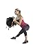 Hyperwear Fit RUCK Convertible Sandbag/Training Rucksack, 2400 cu. in, Black/Orange