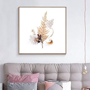 Floating Framed Canvas Wall Art for Living Room, Bedroom Vintage Flower Abstract Colorful Painting Canvas Prints for Home Decoration Ready to Hang - 16x16 inches