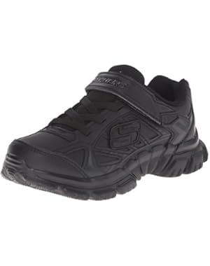 Tough Trax-Factors School Uniform Shoe (Little Kid/Big Kid), Black, 3.5 W US Big Kid