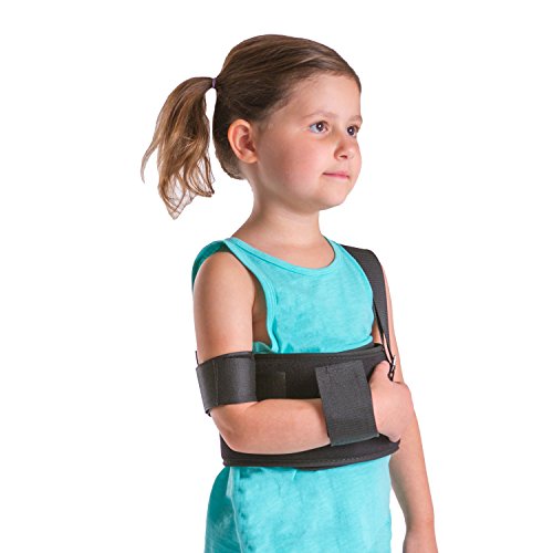 BraceAbility Pediatric Shoulder Immobilizer Child Size Arm Sling