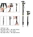 Koolehaoda Professional Portable Magnesium Aluminium Alloy Tripod Monopod & Ball Head For SLR Camera Canon Nikon Petax Sony Tripod K-555 Max Height: 55.9