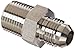Eaton Weatherhead 5217X6X6 Stainless Steel SAE 37 Degree (JIC) Flare-Twin Fitting, Adapter, 3/8