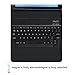 KuGi Samsung Galaxy Tab S3 9.7 Keyboard case,Ultra-thin Detachable Bluetooth Keyboard Stand Portfolio Case / Cove for Samsung Galaxy Tab S3 9.7-Inch Tablet w/ S Pen SM-T820 / T825 (Black)
