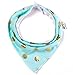 Bekith Baby Bandana Drool Bibs, Unisex 4-Pack Absorbent 100% Organic Cotton, Cute Baby Gift for Boys & Girls