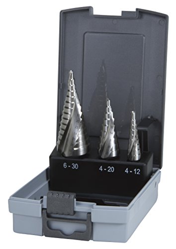 RUKO 101026USRO Step Drill Kit, HSS, Size 1/Size