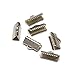 144pcs 13mm or 1/2 inch Ribbon Clamps with Loop - Silver