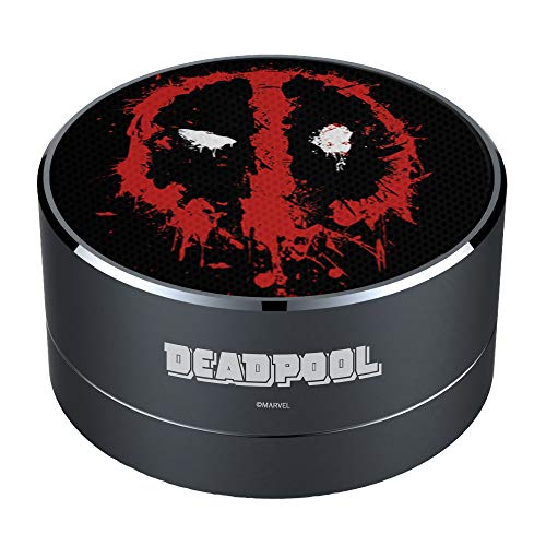 ERT GROUP Marvel Deadpool Speaker Bluetooth, Speaker portatile da 3W, Microfono incorporato e Radio FM, Slot per schede…