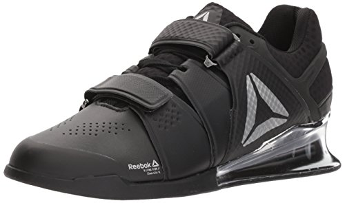 Reebok Women's Legacy Lifter Sneaker, Black/White/Silver, 9 M US