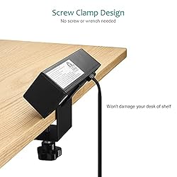 Desktop Clamp Power Strip with USB, Surge Protector