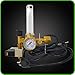 Co2 Regulator Hydroponics Emitter System with Solenoid Valve Accurate and Easy to Adjust Flow Meter Brass - Shorten up and Double Your Time for Harvesting