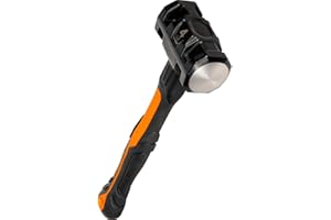Klein Tools H80694 Sledge Hammer, 4-Pound Engineering Hammer with Fiberglass Handle, Shock-Resistant Design for Striking and Demolition, Includes Lanyard Hole