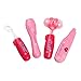 Doctor Kit Playset Medical Kit Equipment Nurse Carry Case Toy Pretend and Play Set Stethoscope with Light and Sounds Gift for Girls Kids Toddlers over 3 years ,Pink