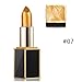 Lipstick, New Fashion Lip Gloss Gold Cosmetics Women Sexy Lips Metallic Lip Gloss (Gold)
