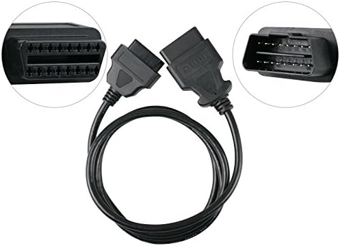 AUTOOL 1.5 Meter Launch OBD2 16 PIN Extension Cable for Launch x431 IDIAG AUTODIAG Launch EASYDIAG Launch X431 PRO Launch X431 5C Launch X431 V, X431 V+ Extend OBDII Cable