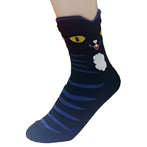 JJMax Women's Sweet Animal Cotton Blend Socks Set One Size Fits All Clothing, Shoes & Jewelry, Women, Clothing, Socks & Hosiery, Casual Socks