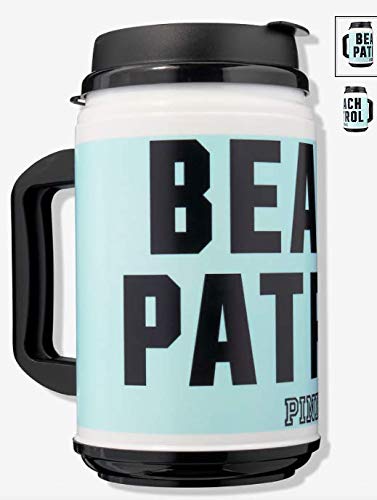 VICTORIA SECRET PINK - SPRING BREAK BEACH PATROL. TEAL. DRINKING JUG HUGE MUG. WATER BOTTLE - SOLD OUT -