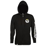 Overwatch Logo Men's Zip-Up Jacket Hoodie 3X-Large