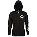 JINX Overwatch Logo Men's Gamer Zip-Up Hoodie, Black, Small