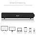Sound Bar, 20W Soundbar Wired and Wireless Bluetooth Audio Stereo, Bluetooth Home Theater TV Speaker, AwesomeWare Surround Sound Bar for TV, PC, Cellphone, Tablets Projector and Wireless Devices