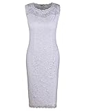 Styleword Women's Sleeveless Cocktail Lace Party Dress