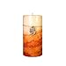 A Cheerful Giver Citrus and Spice Round Fuze Pillar Candle, 3 by 6-Inch