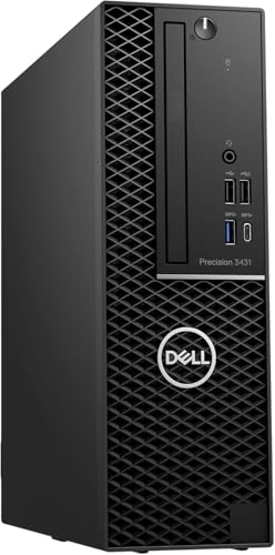 Dell Precision 3431 SFF Ordinateur de bureau Intel Core i7-9700, 16 Go de RAM, SSD 512 Go, WiFi, Bl…