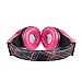 Monster High 30348 Kid Safe Over the Ear Headphone w/ Volume Limiter, Black and Pink by Sakar