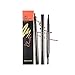 Waterproof Automatic Eyebrow Pencil with Brow Brush Natural Long-lasting Brow Pen 0.25g Brown-2#