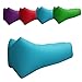 Inflatable Lounger- Premium Air Mattress Sofa Bed- For Indoors & Outdoors-Campling,Hiking,Traveling,Park,Beach-Easy To Inflate- Puncture Resistant & Lightweight Air Couch (BLUE)
