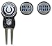 Team Golf NFL Indianapolis Colts Divot Tool Pack With 3 Golf Ball Markers Divot Tool with 3 Golf Ball Markers Pack, Markers are Removable Magnetic Double-Sided Enamel