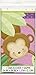 Girl Monkey Baby Shower Plastic Tablecloth, 84