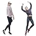Avanlo Leggings Black Women Yoga Workout Running Fitness Gym High Waist Slim Full Length Legging Postpartum Control Pants (Black, x-Small)