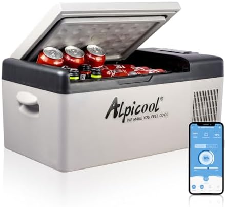Alpicool C15 Cool Box 12 V Mini Fridge Electric Camping Freezer