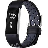 HUMENN For Fitbit Charge 2 Bands, Replacement Accessory Sport Strap Band for Fitbit Charge 2 HR Large Small