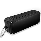 NOVASAT Bluetooth Speakers 24-Hour Playtime Portable Wireless Speakers With Dual 10W Drives IPX6 Waterproof Ourdoor Sport Speaker With Microphone For Cellphones Tablets and Mp3