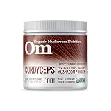 Om Organic Mushroom Nutrition Supplement, Cordyceps: Energy, Stamina, Endurance, 100 servings, 7.14 Ounce, 200 Gram