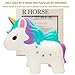 R.HORSE 12 Inch Jumbo Rainbow Unicorn Kawaii Cute Cream Scented Slow Rising Kids Squeeze Toys Stress Relief Toy Hop Props, Decorative Props Large (Jumbo Rainbow Unicorn)