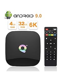 2019 Q Plus Android 8.1 TV Box 4GB RAM 32GB ROM WiFi 2.4GHz Quadcore Cortex A53 HDMI 2.0 Soporte 6K 3D   H.265