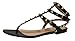 Kaitlyn Pan Studded T-Strap Flat Sandal
